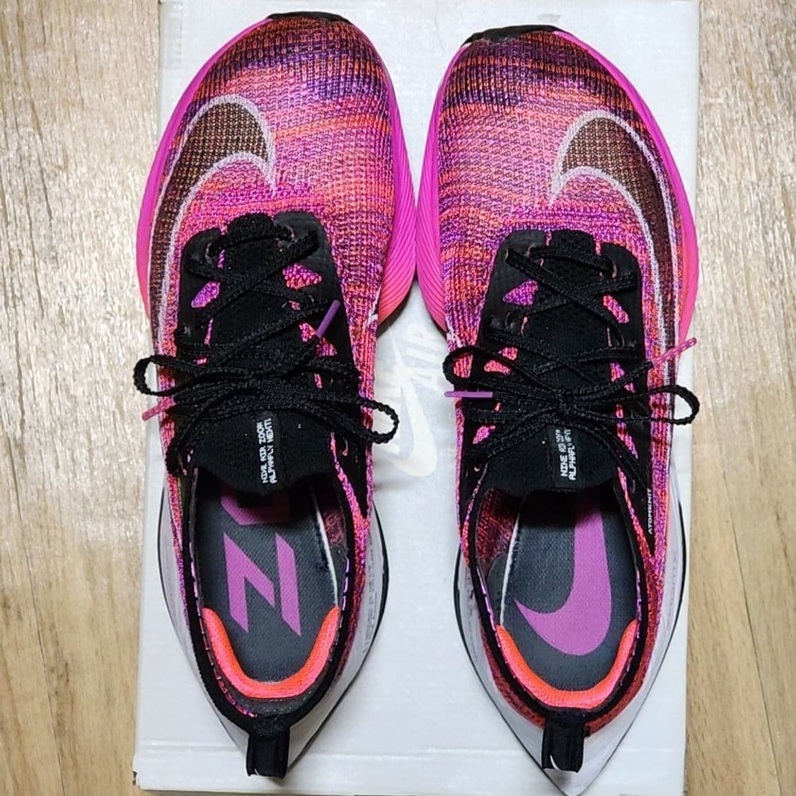 나이키 275 에어줌 알파플라이 넥스트% 하이퍼 바이올렛 상품이미지4