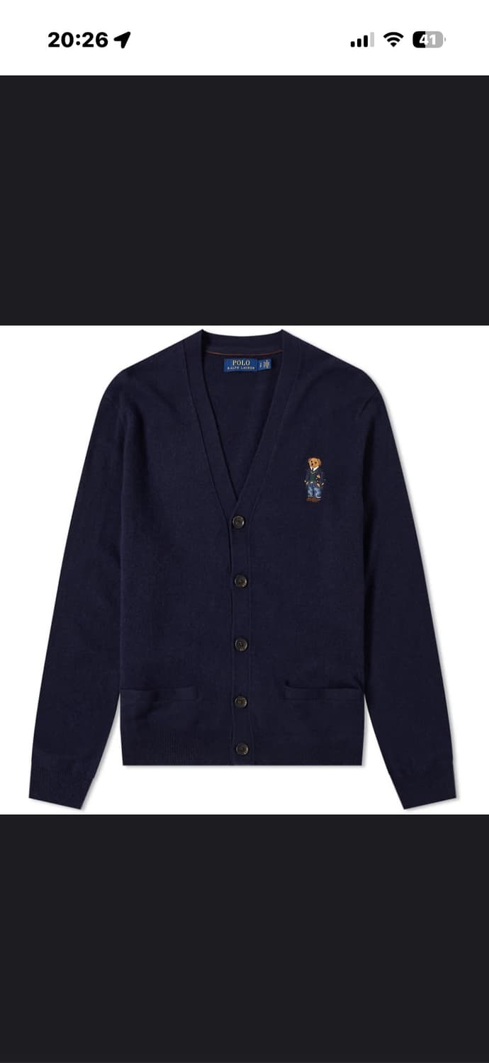 폴로 베어 가디건 L 상품이미지1