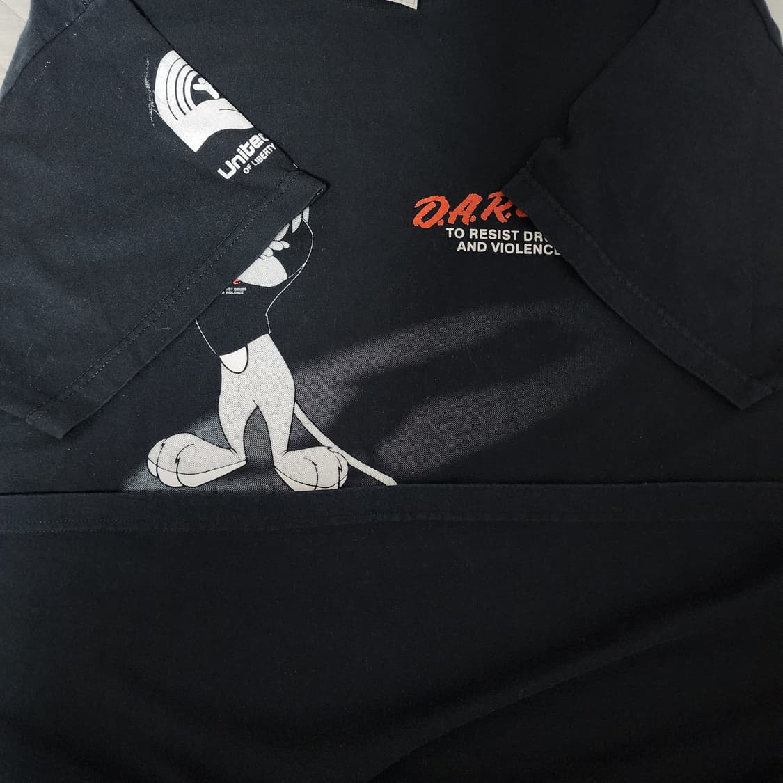 [XL] 90s 빈티지 DARE 라이온 티셔츠 블랙 ver.4 상품이미지3