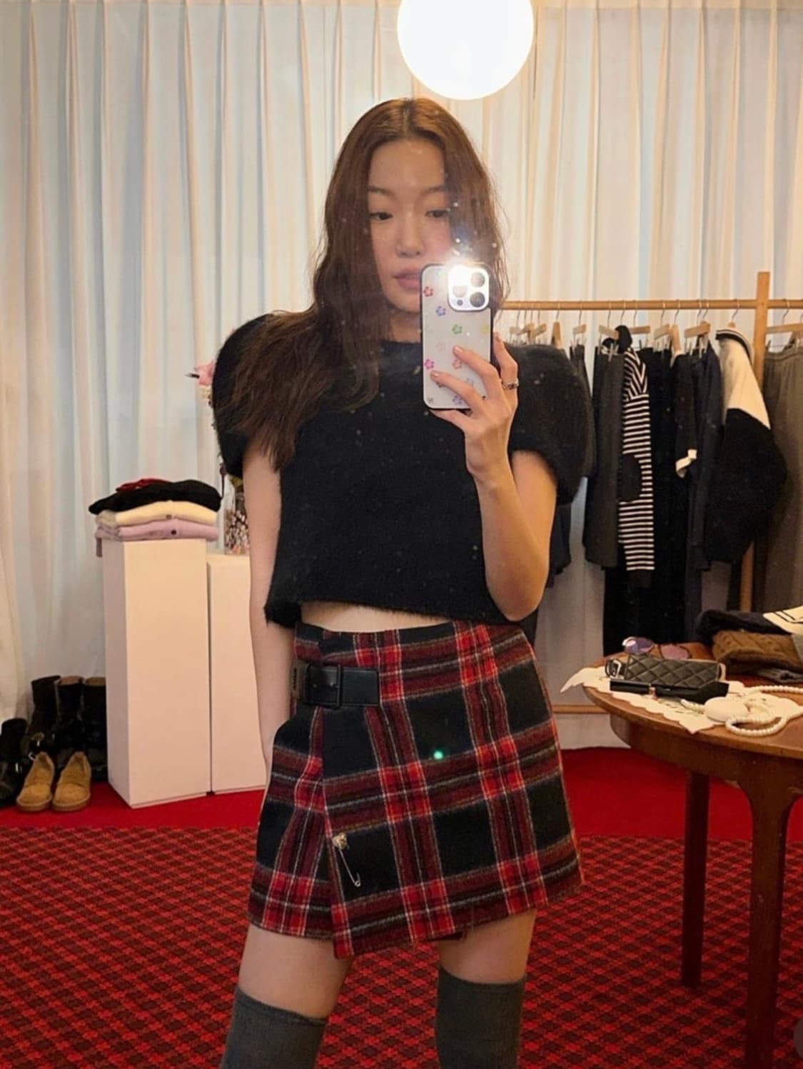 택O) 그로브 MARIAN 니트 아이보리, 블랙 상품이미지4