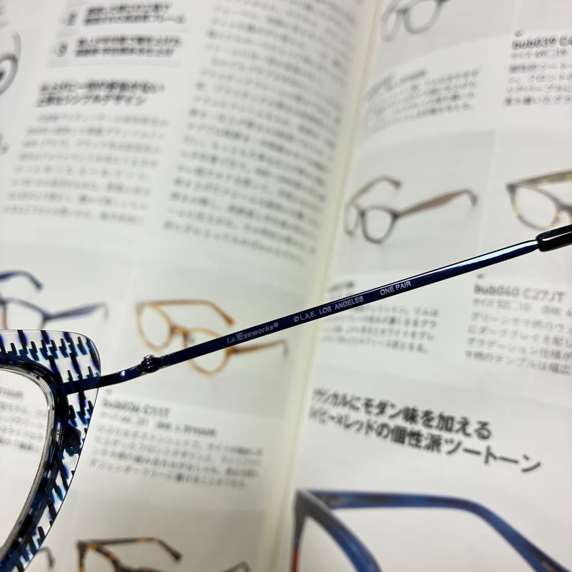 L.A. EYEWORKS 엘에이 아이웍스 캣아이 안경 상품이미지5