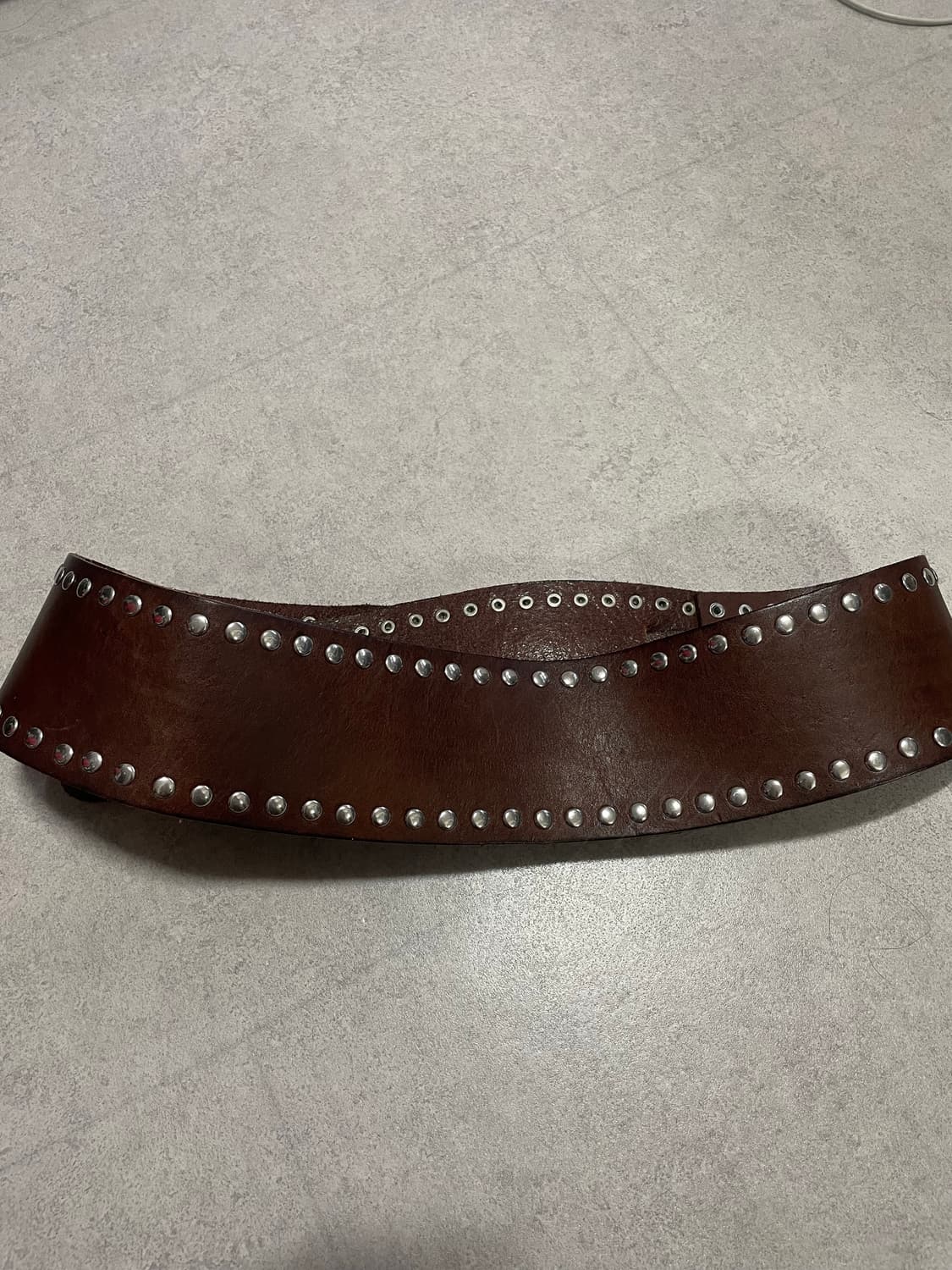 자라 빈티지 스타일 스터드 와이드 벨트 상품이미지3