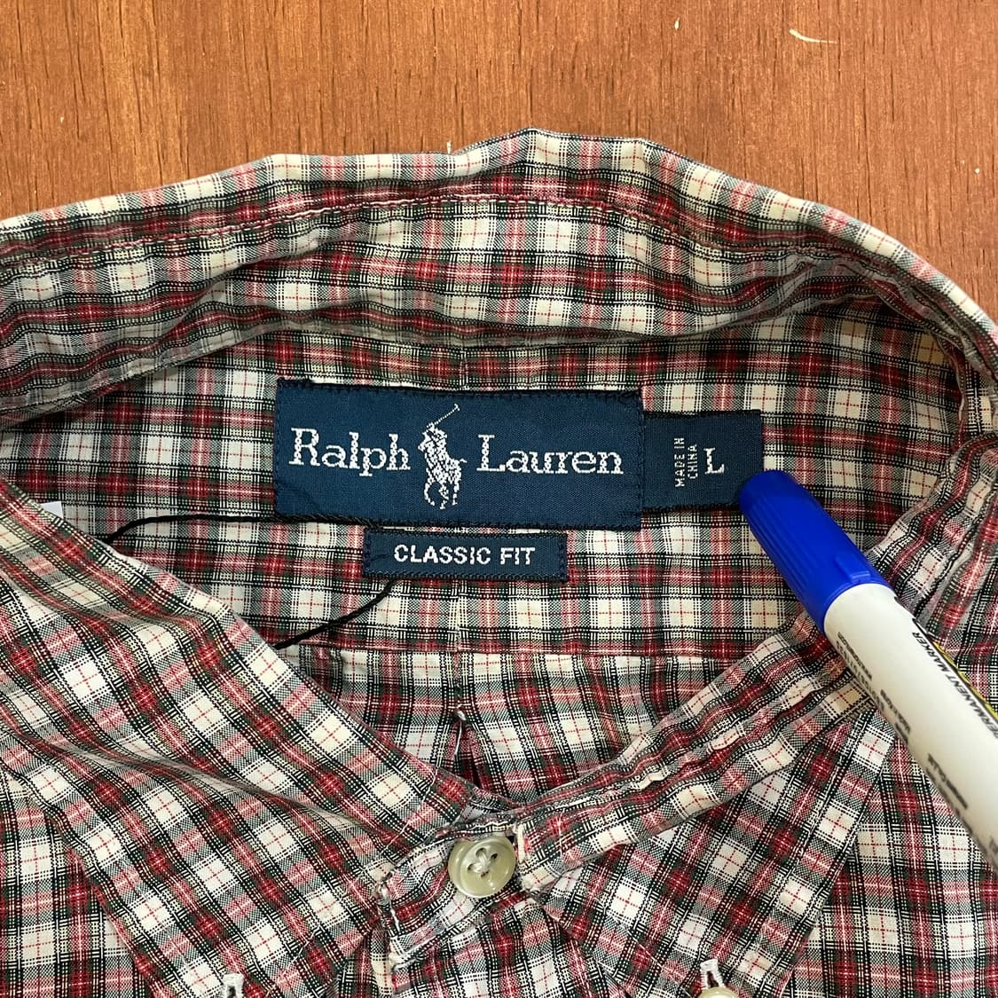 (L) POLO 폴로 랄프로렌 체크 셔츠 클래식핏 상품이미지6