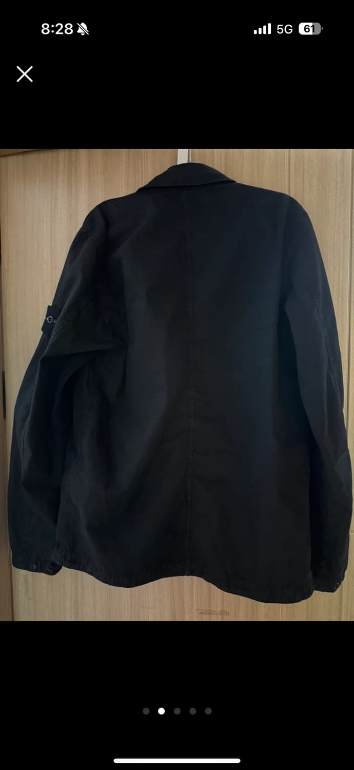 스톤아일랜드23fw 브러쉬드 오버셔츠 블랙M 상품이미지2