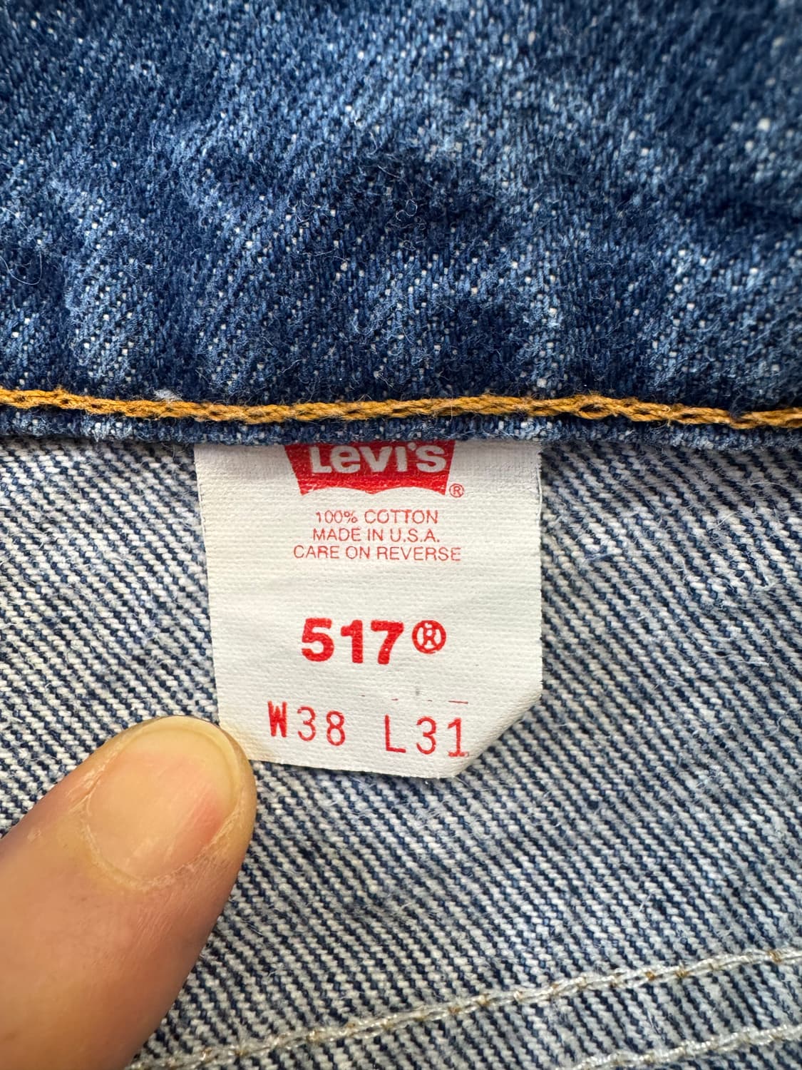 90s 리바이스 517  오렌지탭 부츠컷 상품이미지3