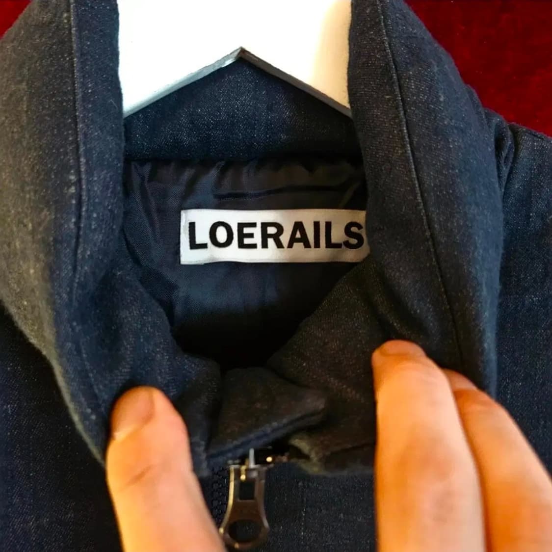 (미사용)로레일즈 데님 크롭 덕다운 자켓 상품이미지7