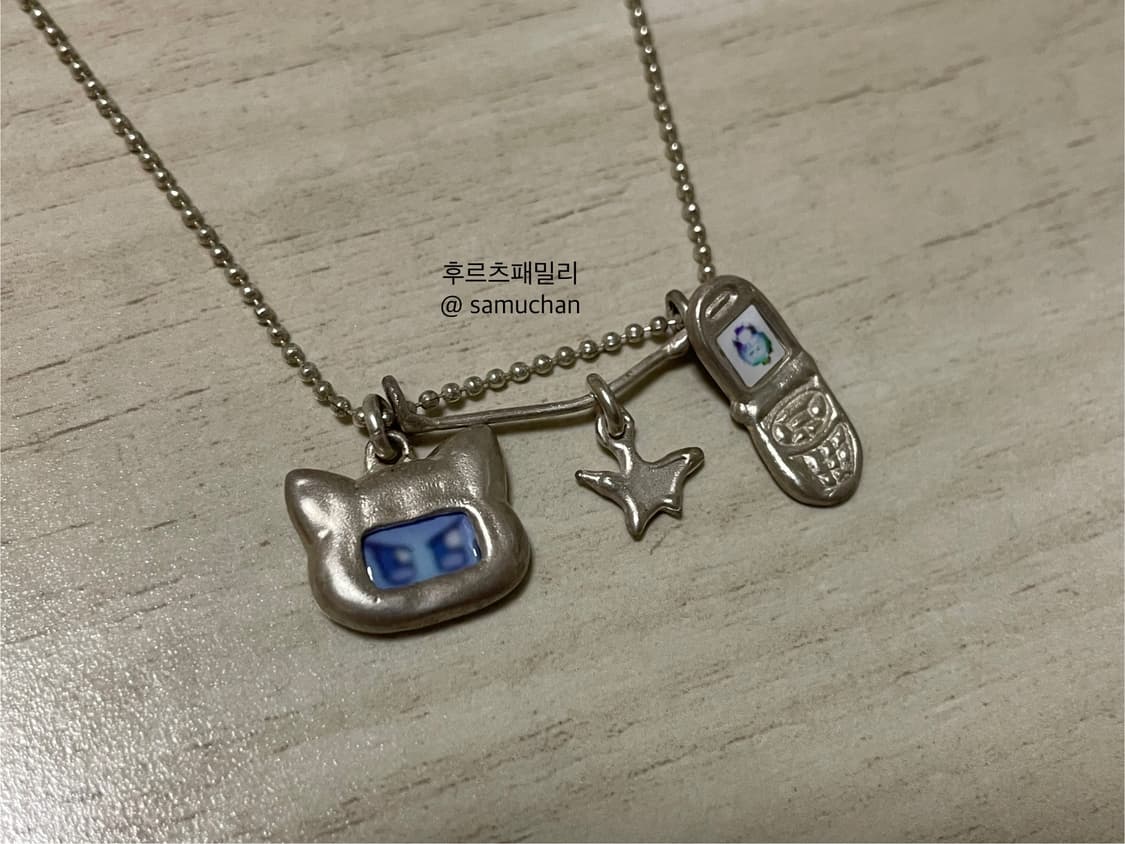 EZO 이지오 네코 charm necklace 목걸이 상품이미지2