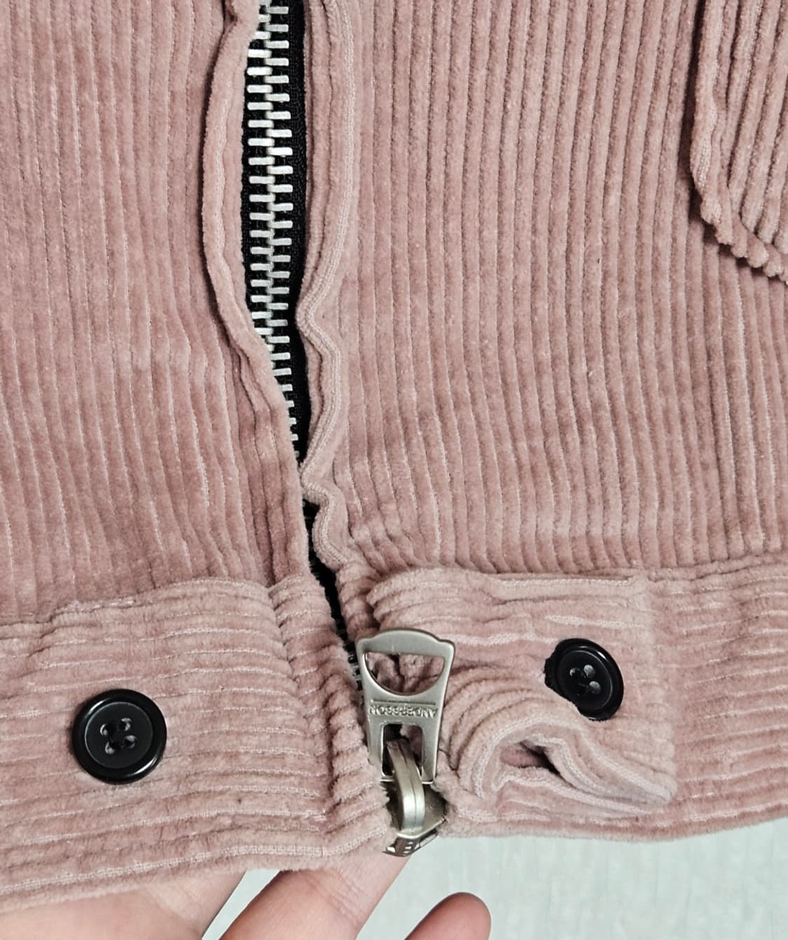 앤더슨벨 인디핑크 코듀로이 집업 자켓 상품이미지5