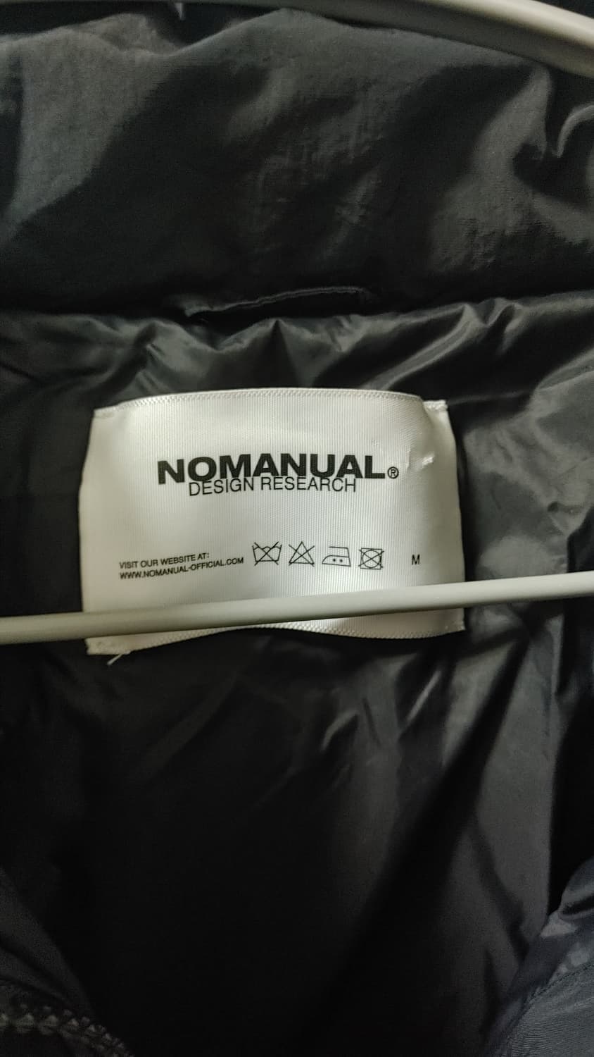 노매뉴얼 커브 다운 패딩 블랙 M 상품이미지3