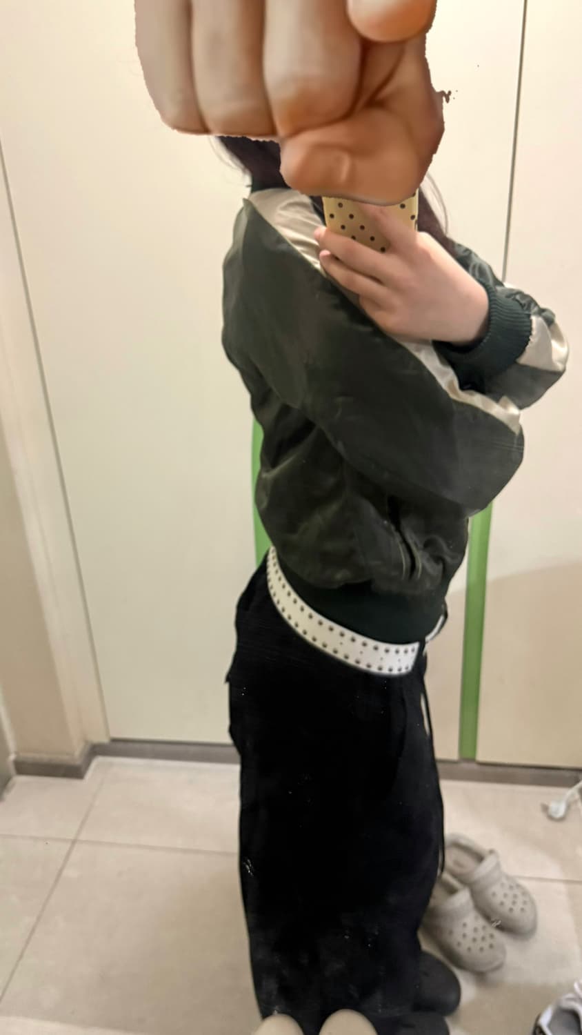 슈퍼학카 바시티 재킷 올리브색상 상품이미지3