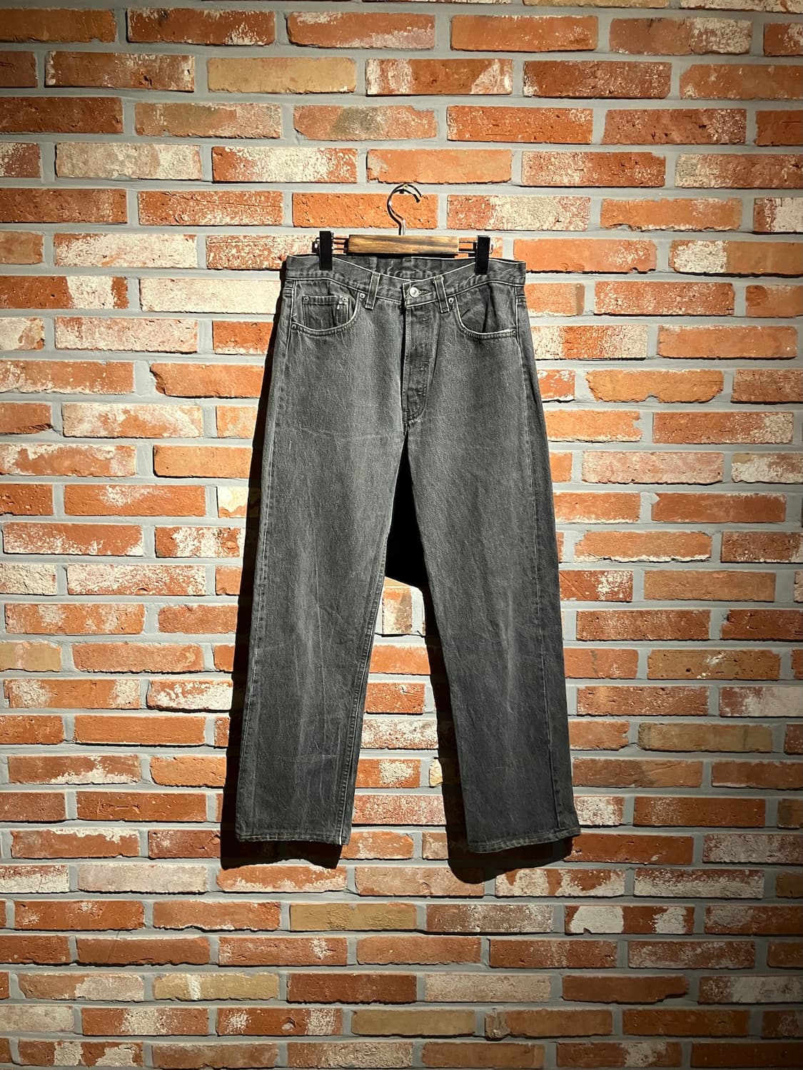 80s USA 빈티지 리바이스 501 블랙 데님 팬츠 상품이미지1