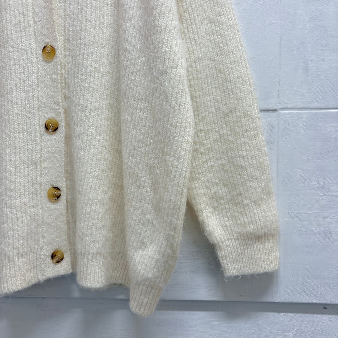 ungrid 언그리드 아이보리 루즈핏 니트 가디건  상품이미지3