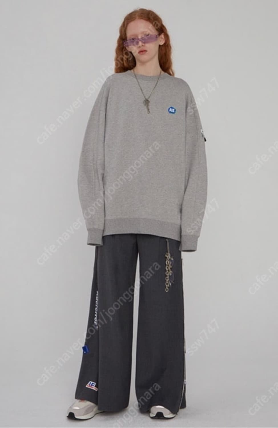 아더에러 zip 지퍼 슬랙스 팬츠 블랙 상품이미지4