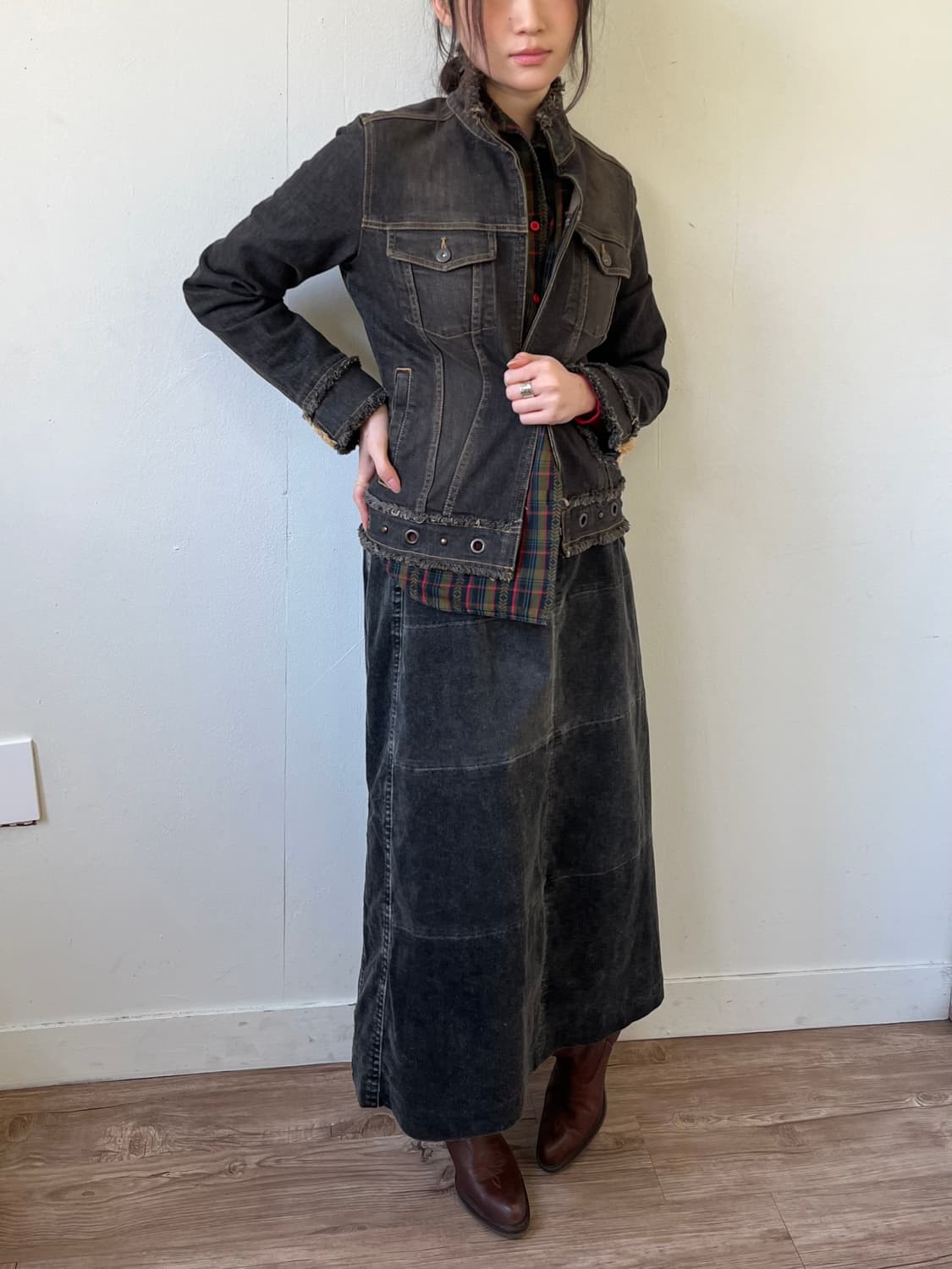 ELLEPLANETE y2k 데님 자켓 상품이미지7