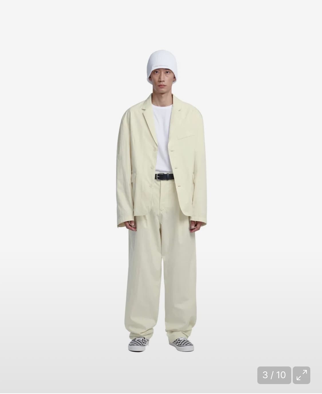 노매뉴얼 블레이저 & 팬츠 세트 아이보리 상품이미지1