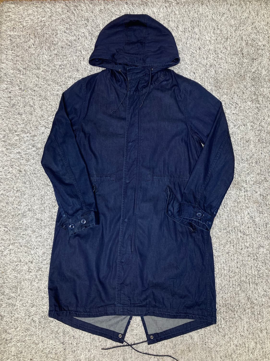 JPN vtg 데님 피시테일파카 상품이미지1