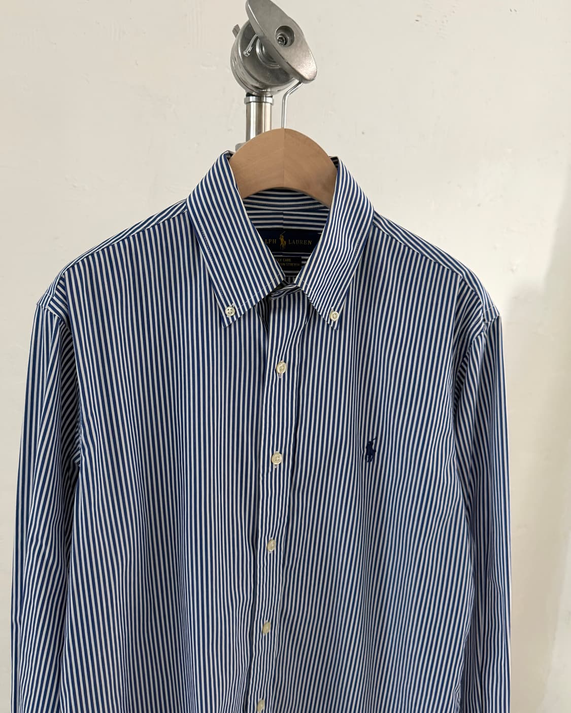 Polo 폴로 랄프로렌 신형 블루 스트라이프 셔츠 상품이미지4