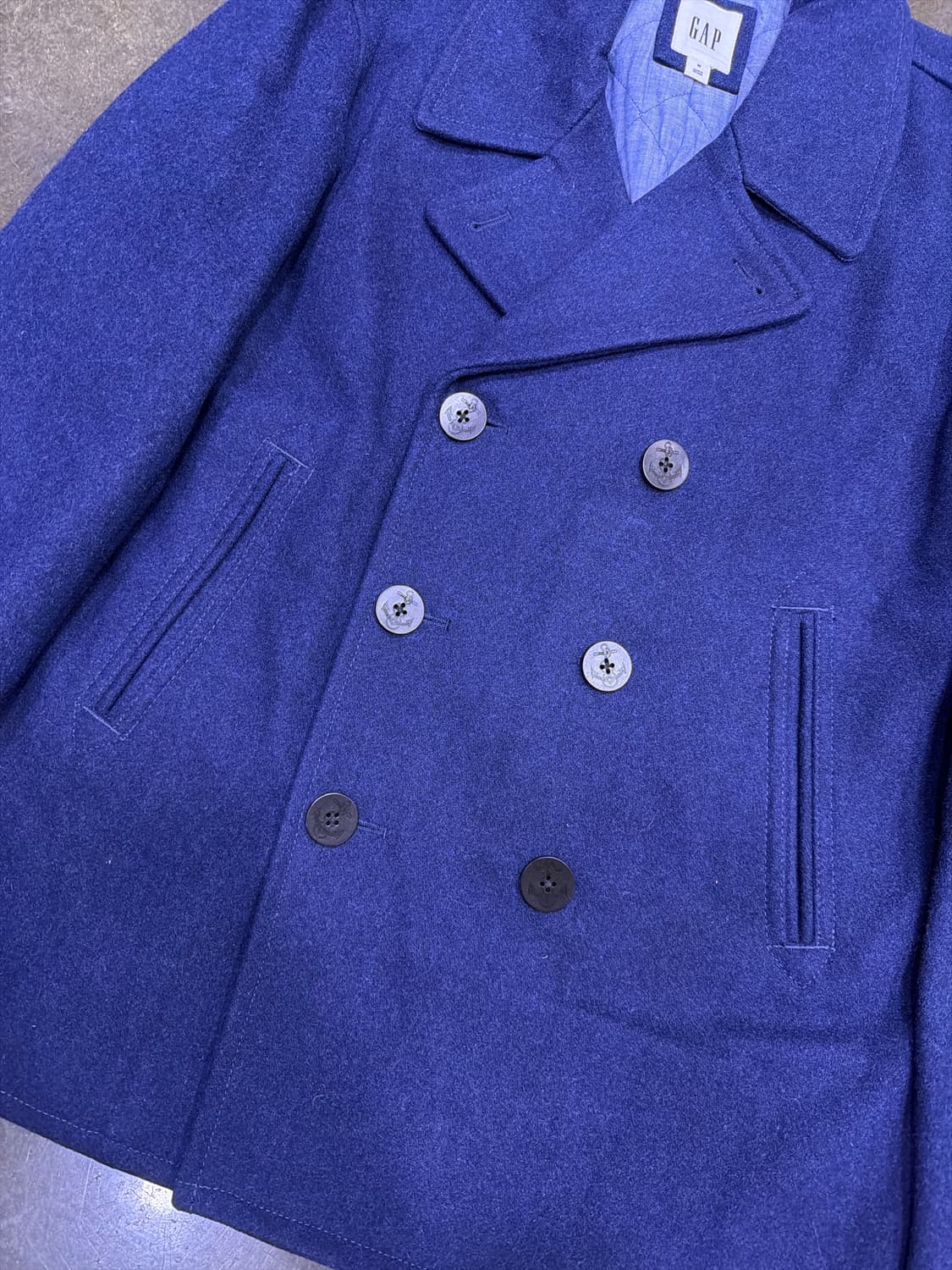 GAP 갭 클래식 피코트 네이비 M 상품이미지5