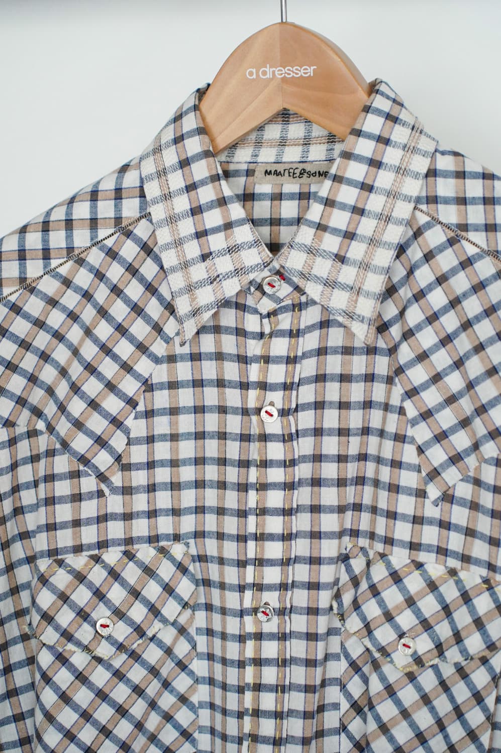 GUPTA WESTERN (WHITEPLAID) 상품이미지3
