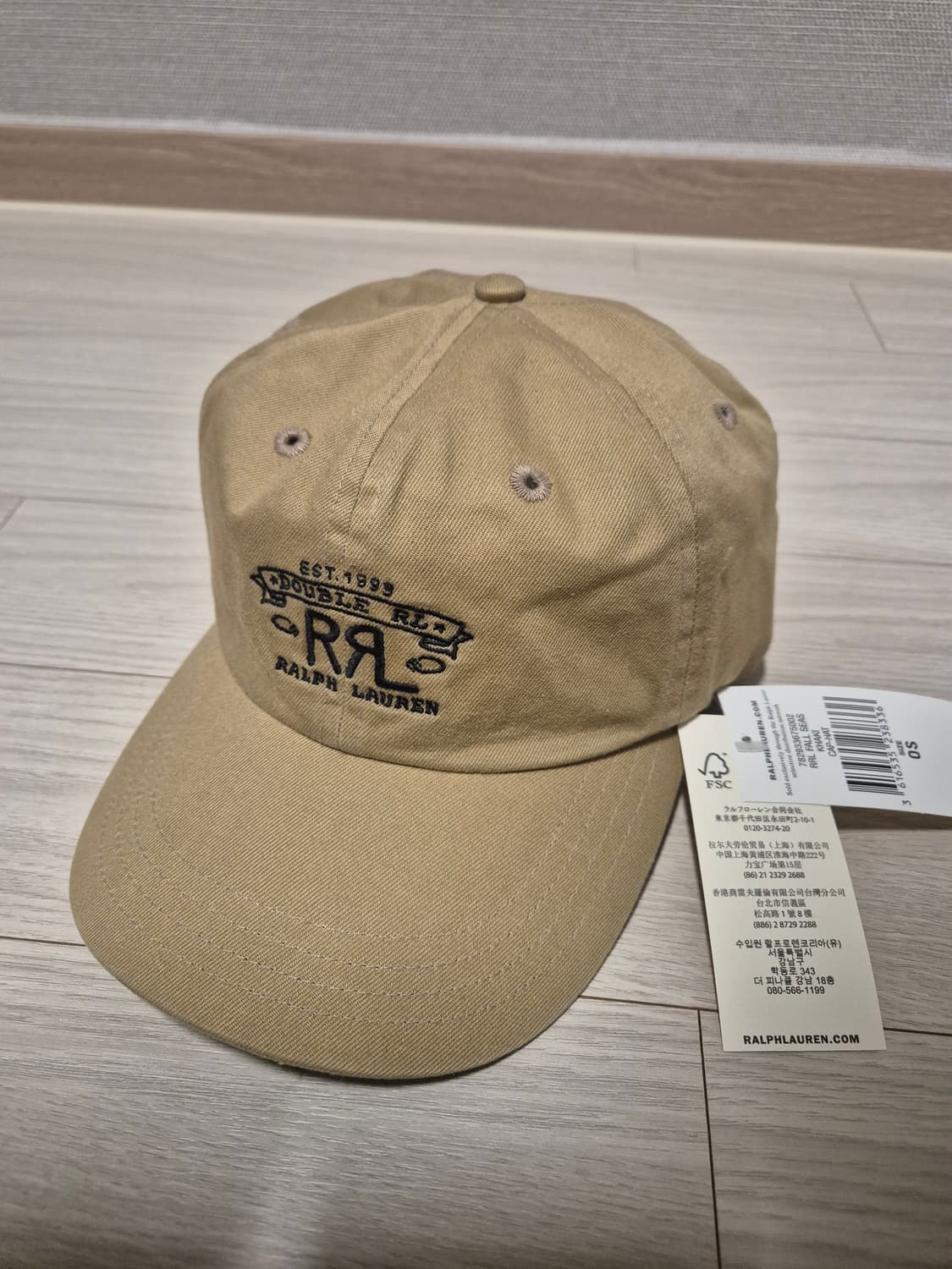 더블알엘 RRL 랜치로고 볼캡 새상품 팝니다. 상품이미지1