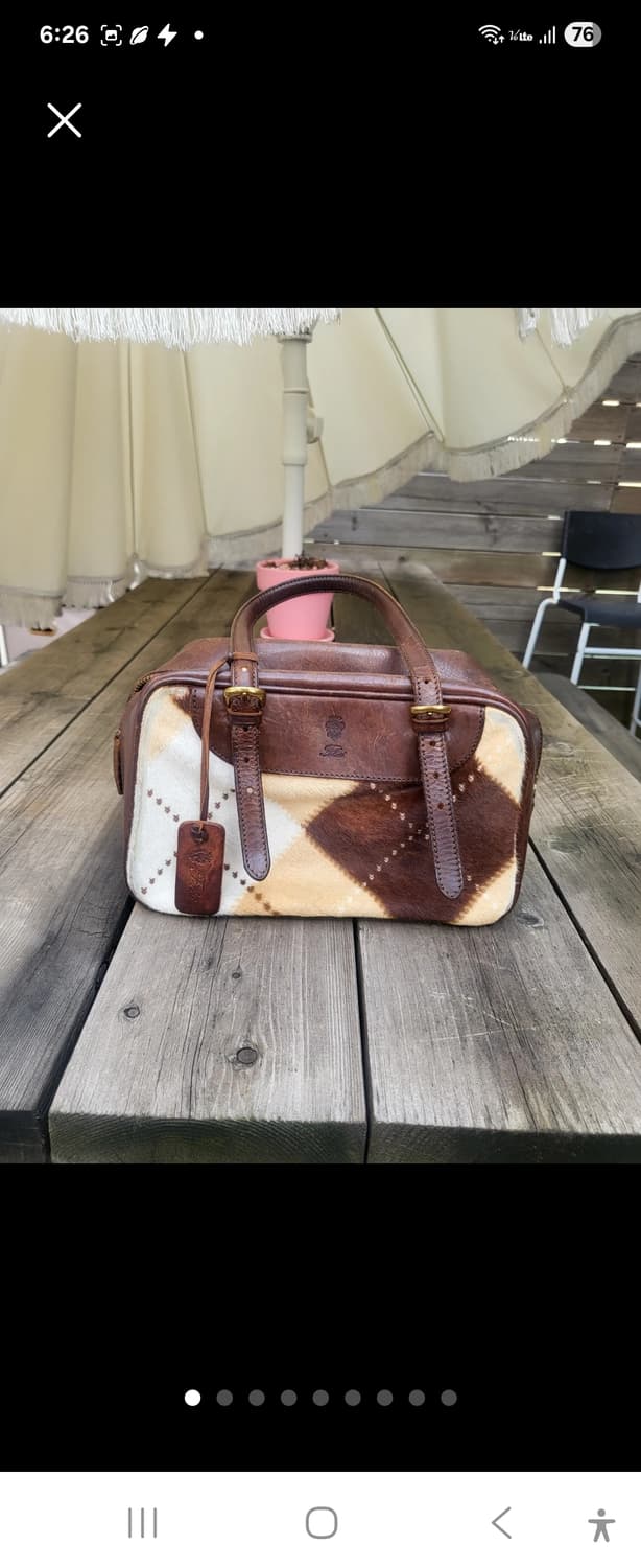 (100%정품)이태리 명품 felisi 리얼가죽 송치 트리밍 퍼 토트백 상품이미지9