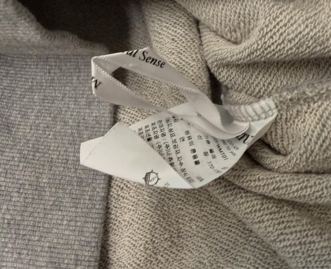 세터 로고맨투맨 그레이 상품이미지4