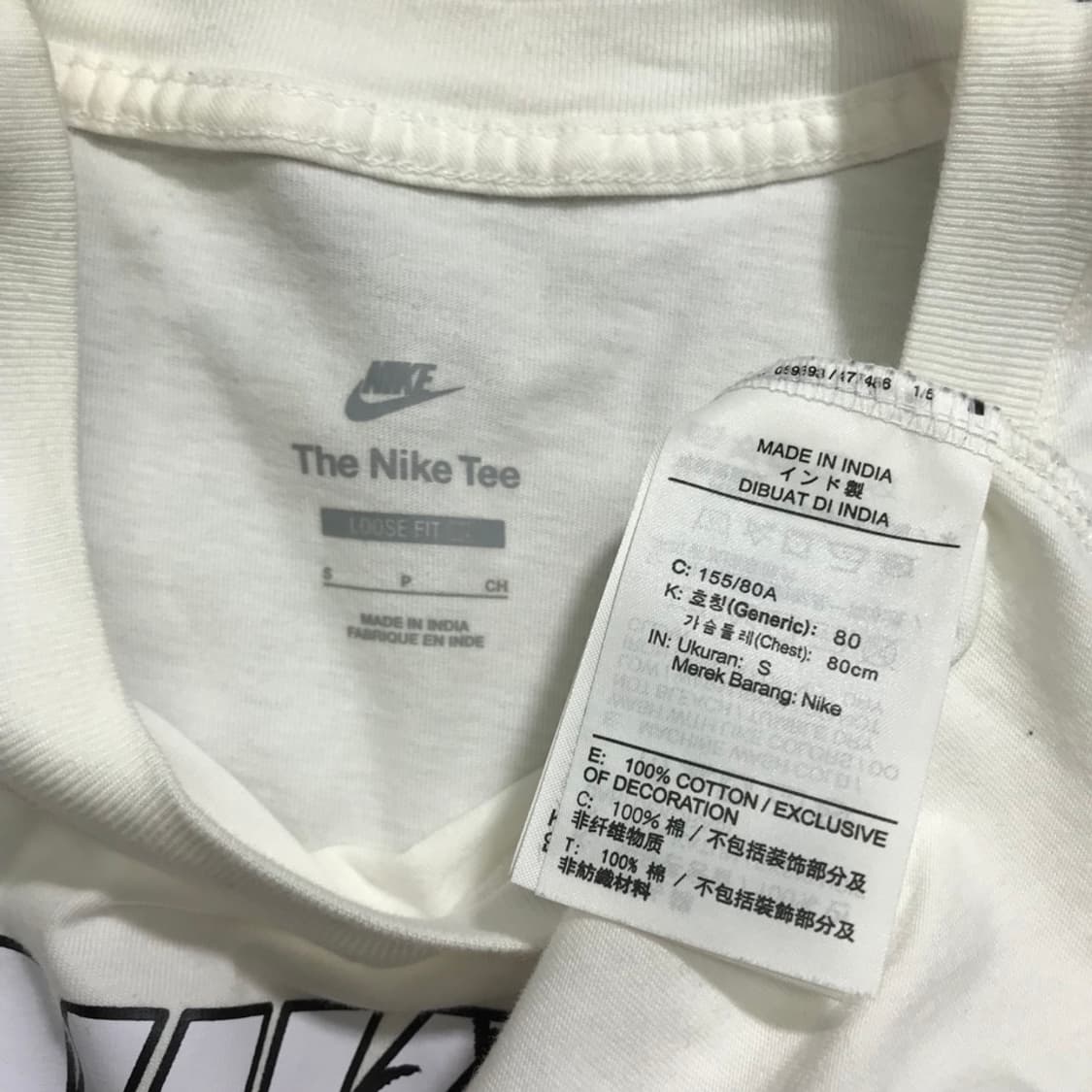 [[여성 S, A급] 나이키(NIKE) AIR 반팔티셔츠@559 상품이미지5