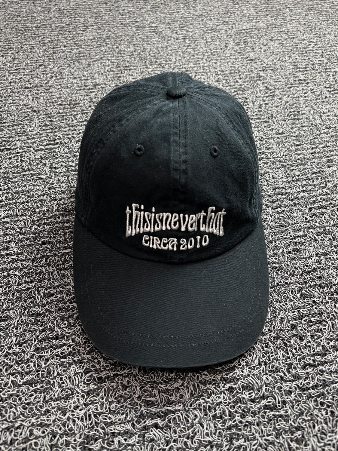 디스이즈네버댓 스펠아웃 빅로고 볼캡 블랙 2015 상품이미지2