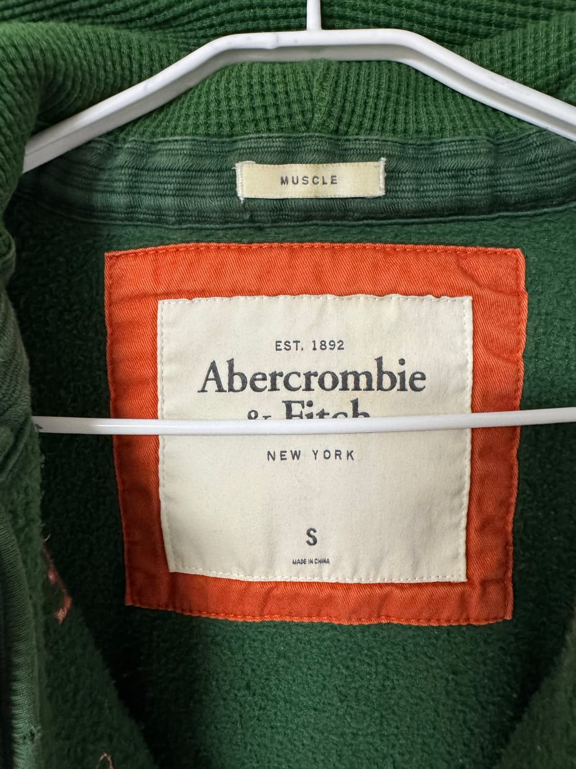 S) 아베크롬비 그린 후드집업 상품이미지2