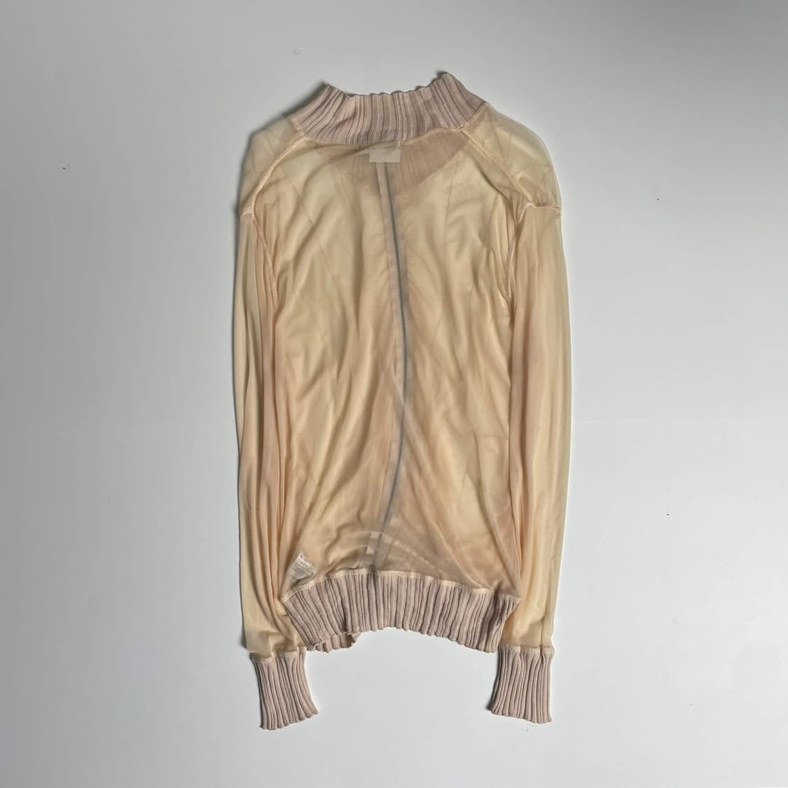 Fenice 셔링 시스루 집업 자 상품이미지5