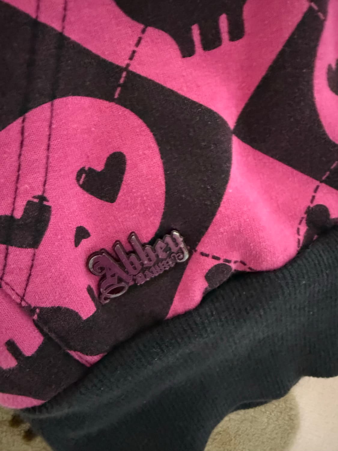 Abbey dawn 핑크 악마 후드집업 상품이미지3