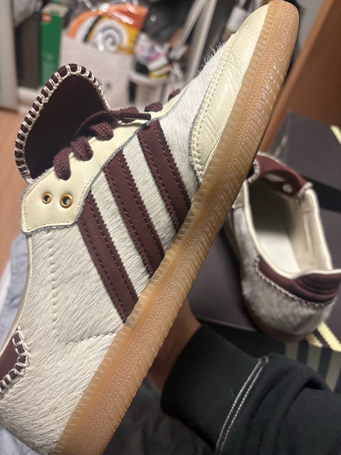 아디다스 웨일즈보너 삼바 크림 305 풀박 상품이미지5