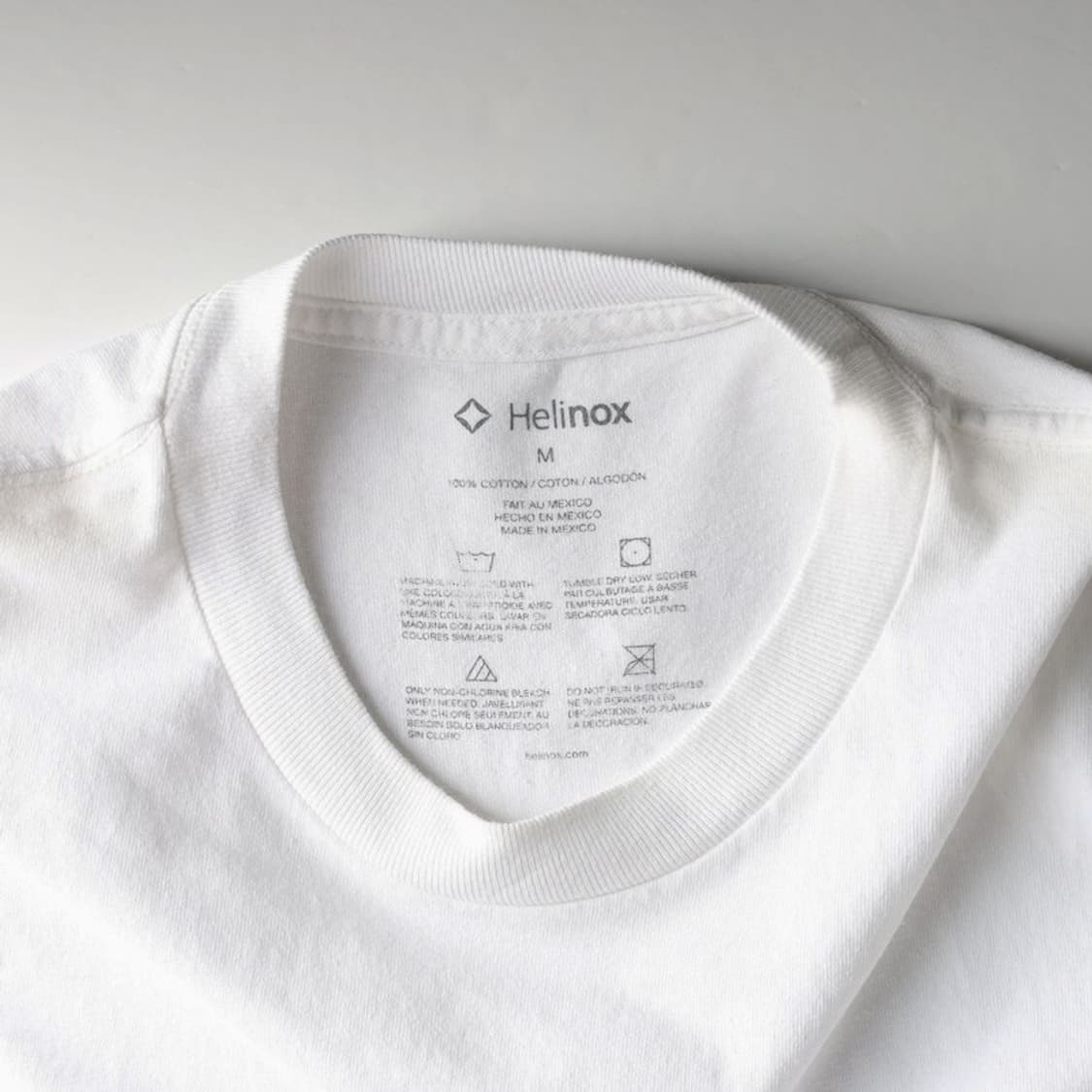 헬리녹스 x 힐레베르그 콜라보 그래픽 로고 티셔츠 화이트 M 상품이미지5