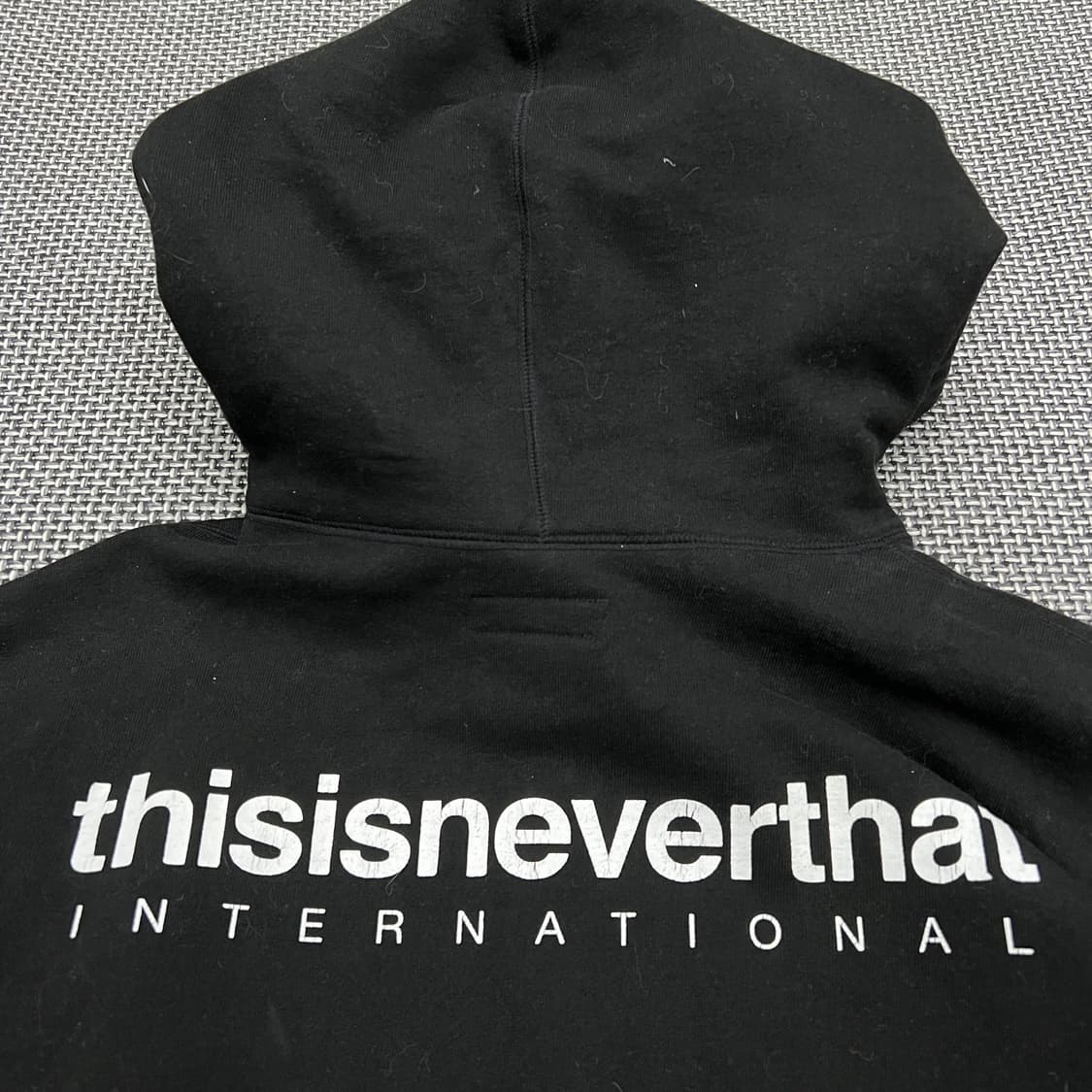 디스이즈네버댓 블랙 후드집업 상품이미지4