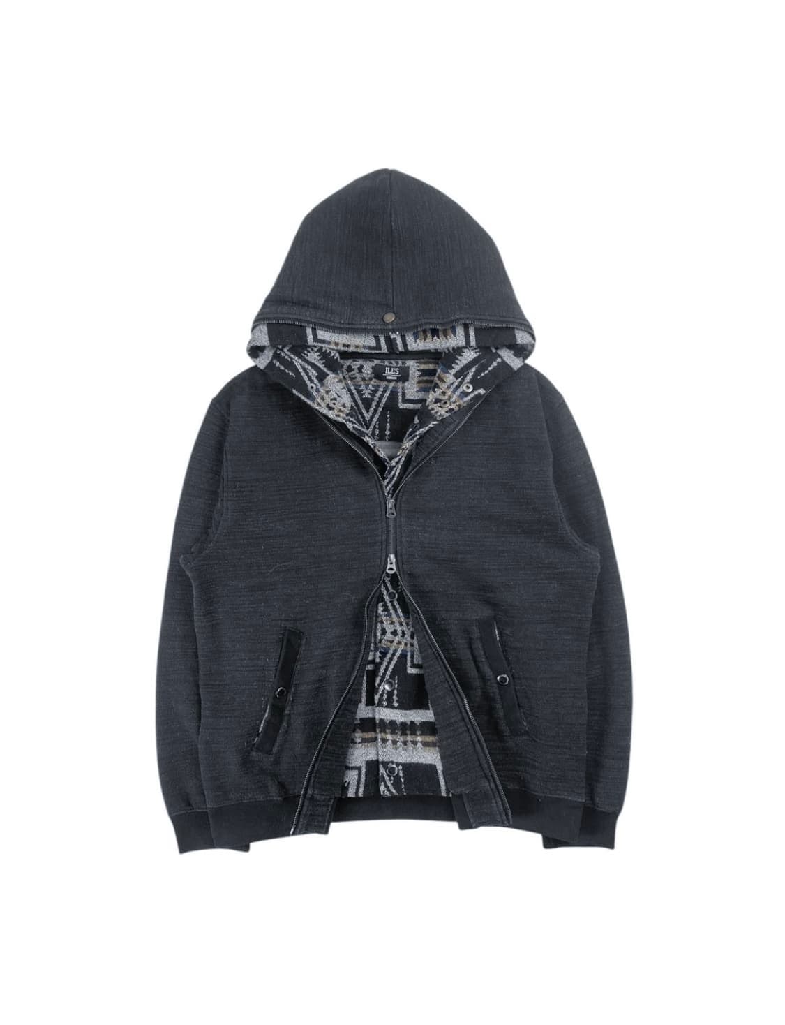 ills 레이어드 후드집업  XL 상품이미지1