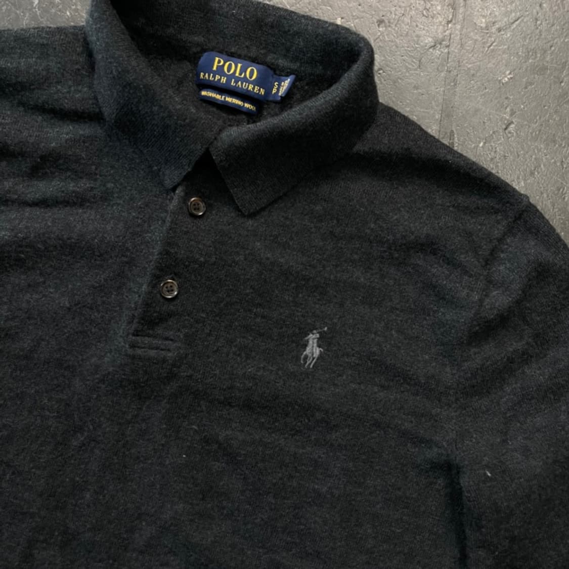 90 폴로 랄프로렌 카라 니트 상품이미지2