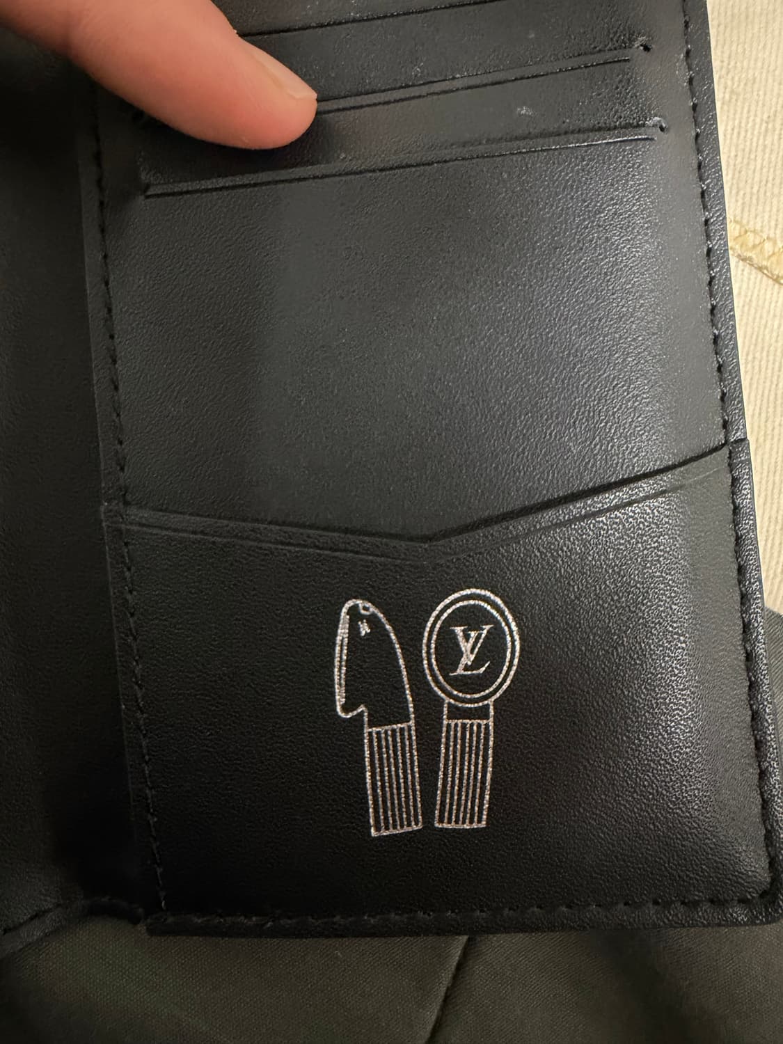 루이비통 블라송 데님 오거나이저 오렌지 상품이미지4