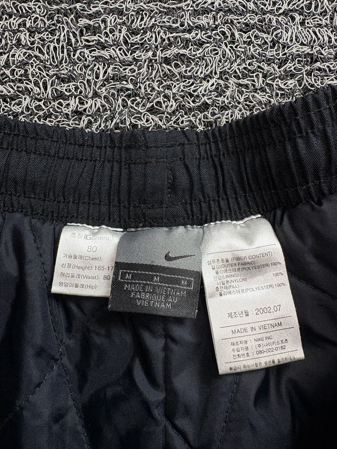 00s 나이키 올드스쿨 와이드핏 우븐 누빔 트랙팬츠 2089 상품이미지3