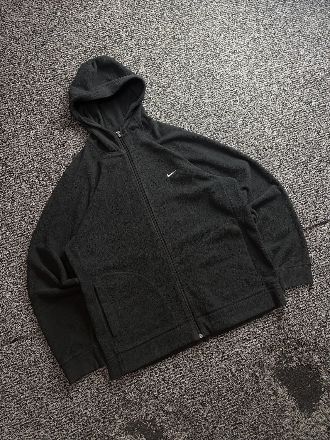 00s 나이키 올드스쿨 블랙 후디 플리스 자켓 3401 상품이미지1