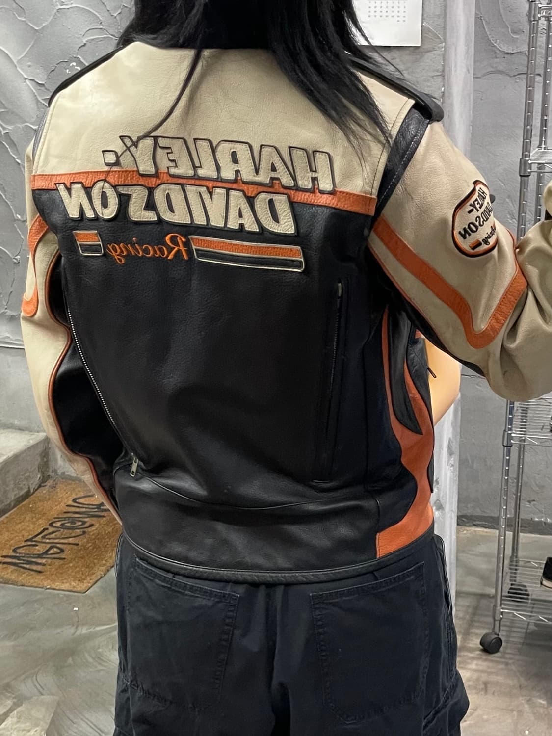 할리 데이비슨 이글 레더 바이커 자켓 상품이미지10