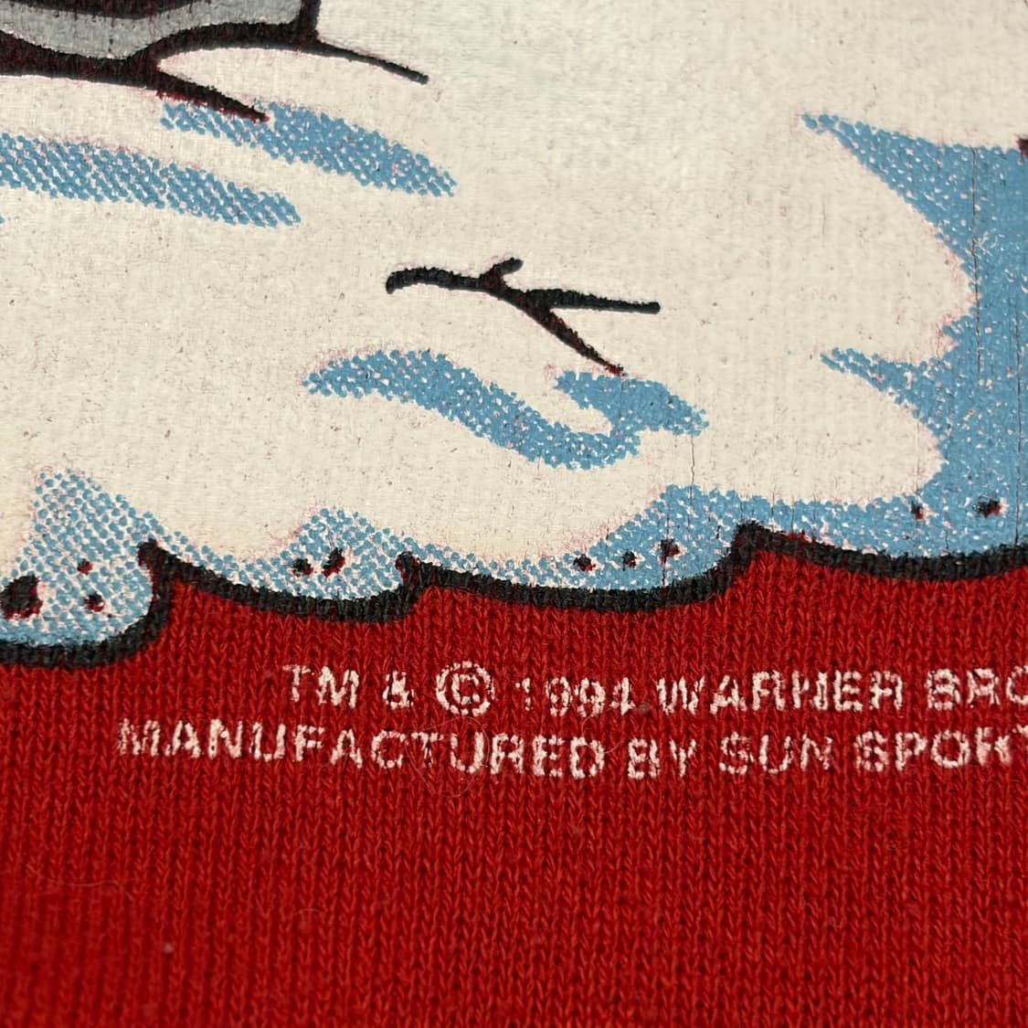 80s Made in USA 미국 빈티지 루니툰즈 맨투맨 상품이미지5