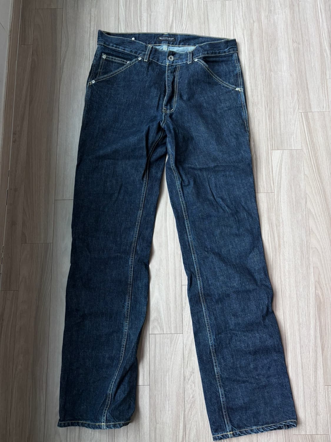 [M] 블랙아웃 데님 팬츠 상품이미지1