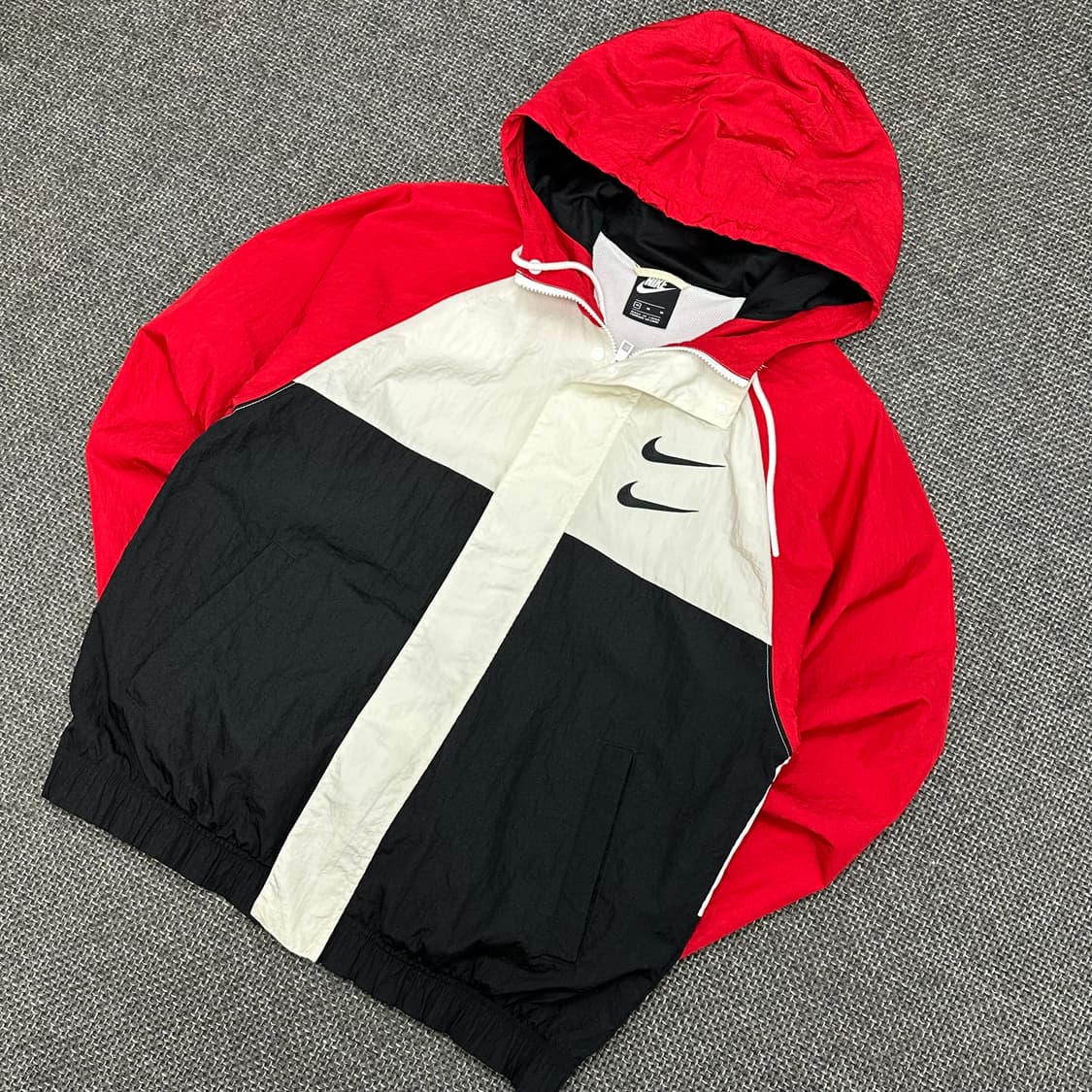 나이키 더블스우시 빈티지 배색 바람막이 M 상품이미지3
