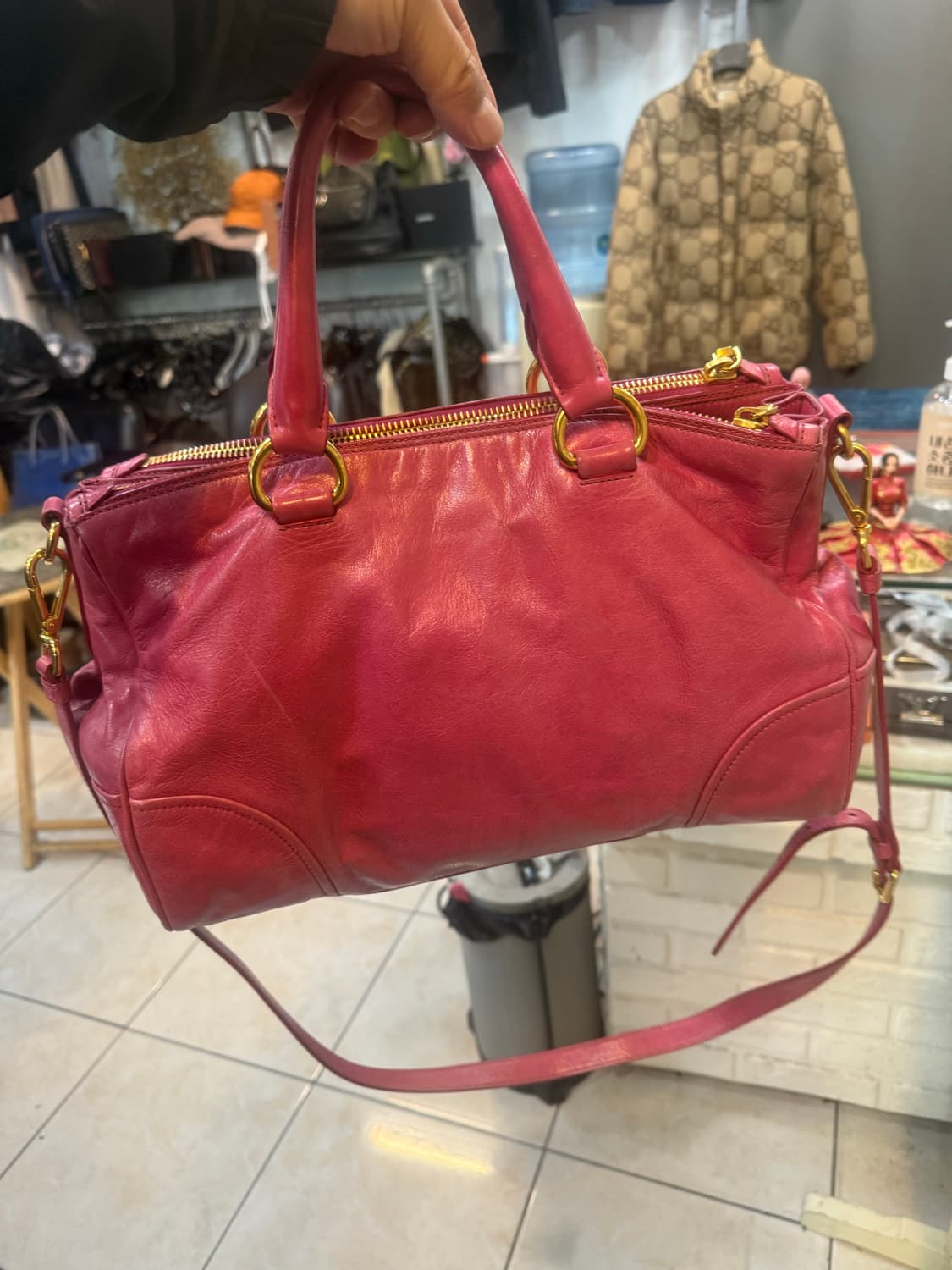 정품 프라다 비텔로 샤인 2way백 팝니다 상품이미지4