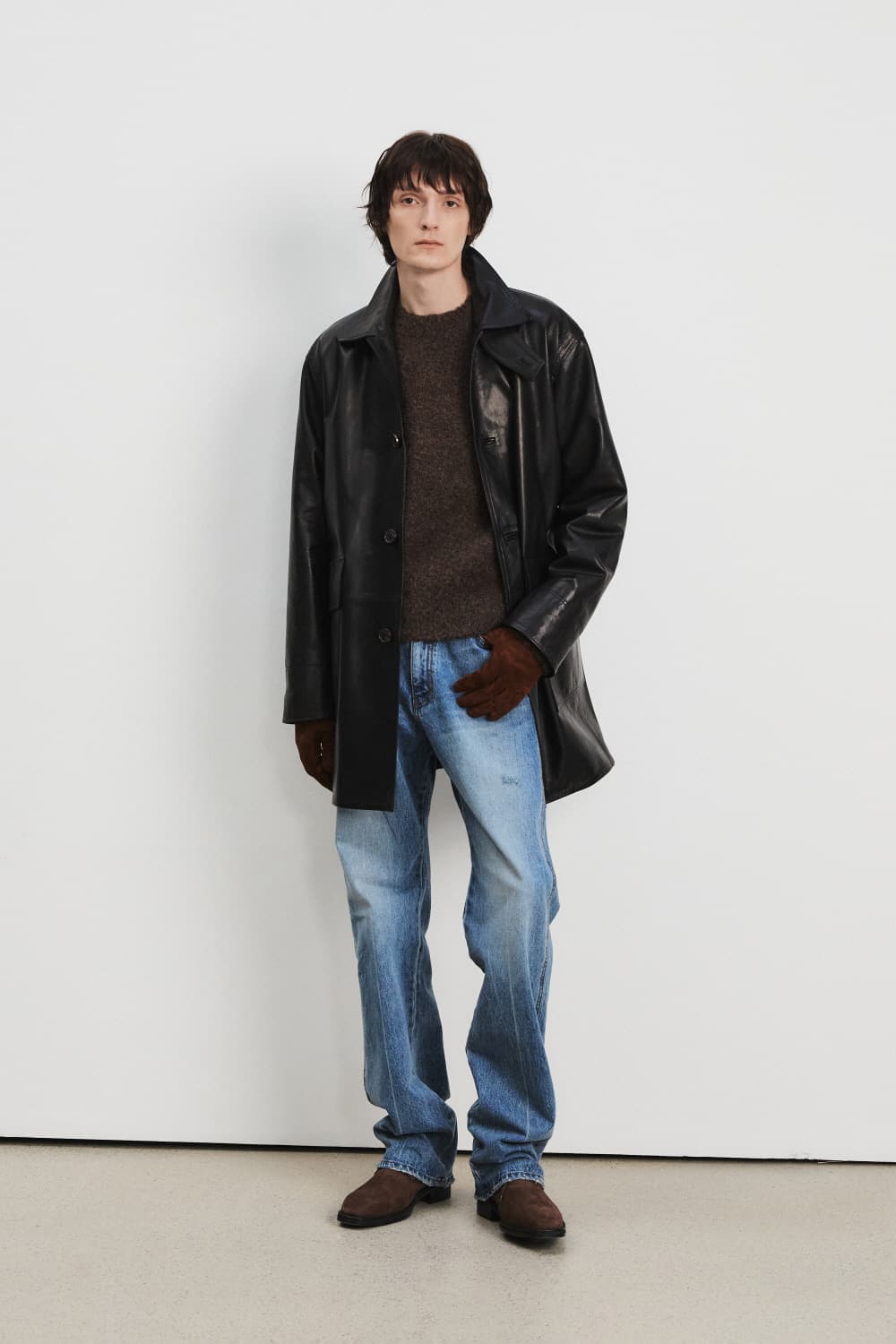 KUME 쿠메 레더 카코트 상품이미지6