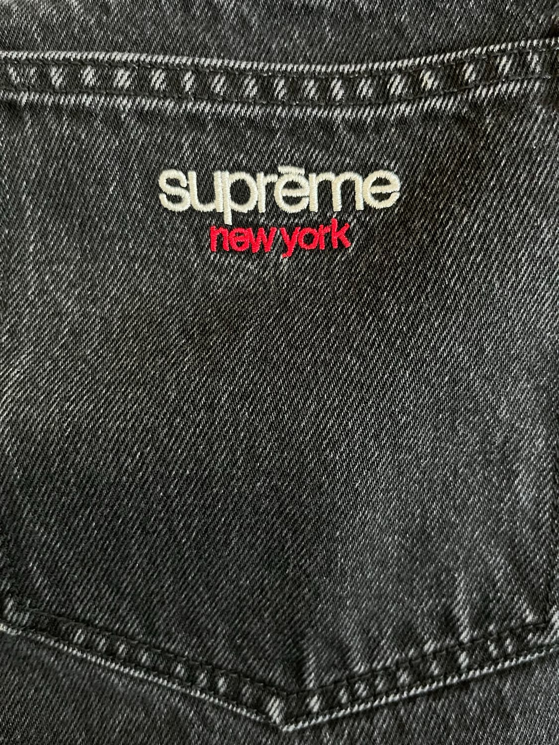 슈프림 배기진 흑청 25ss  상품이미지2