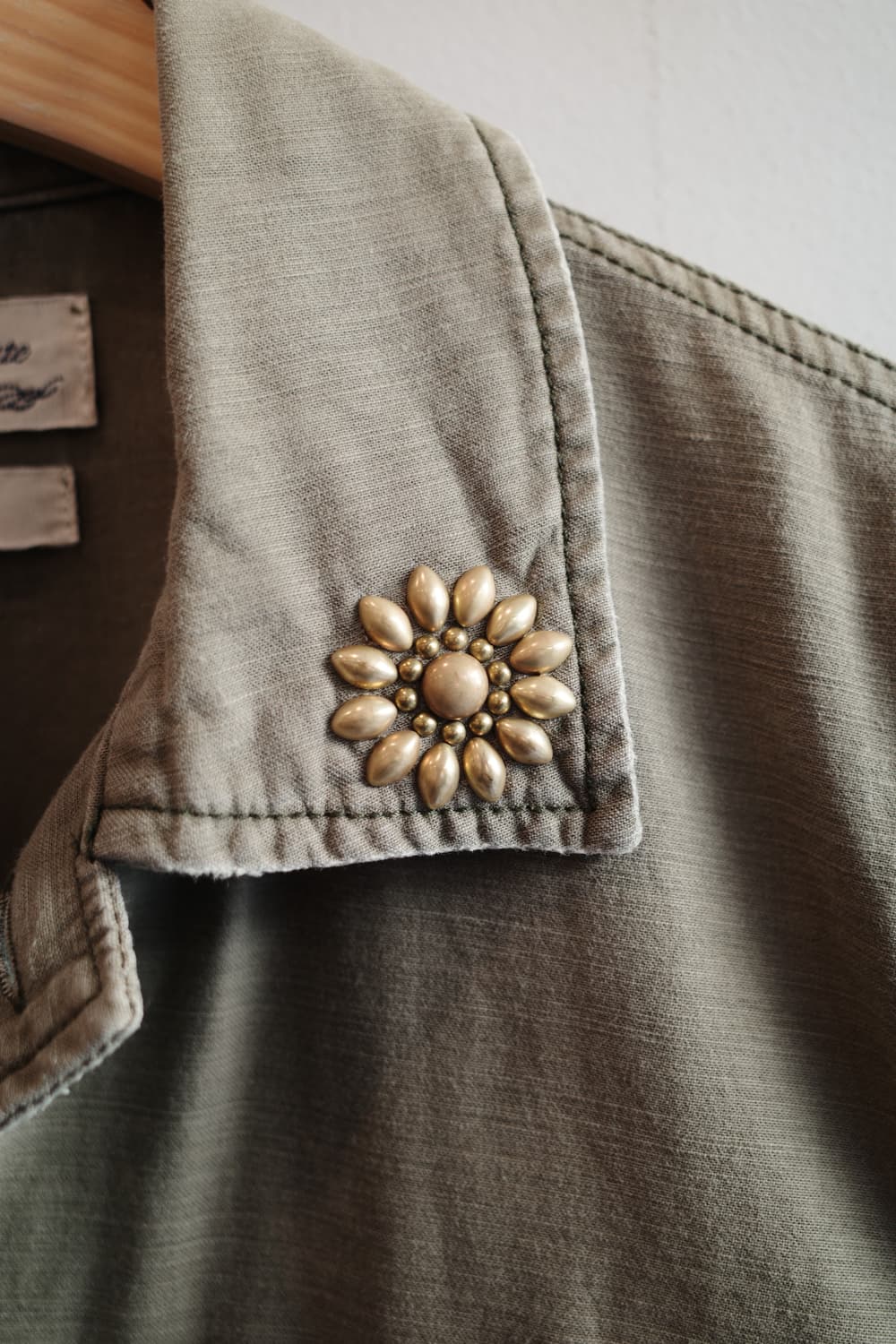 REMI RELIEF 레미 릴리프 투포켓 밀리터리 자켓  단면 사이즈 ( 상품이미지4