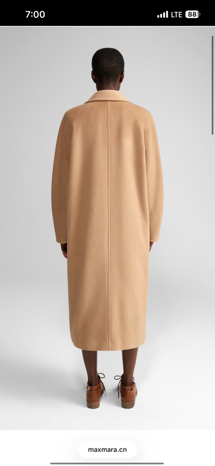 막스마라 101801 아이콘 코트 - 카멜 컬러 / 34 사이즈 상품이미지8