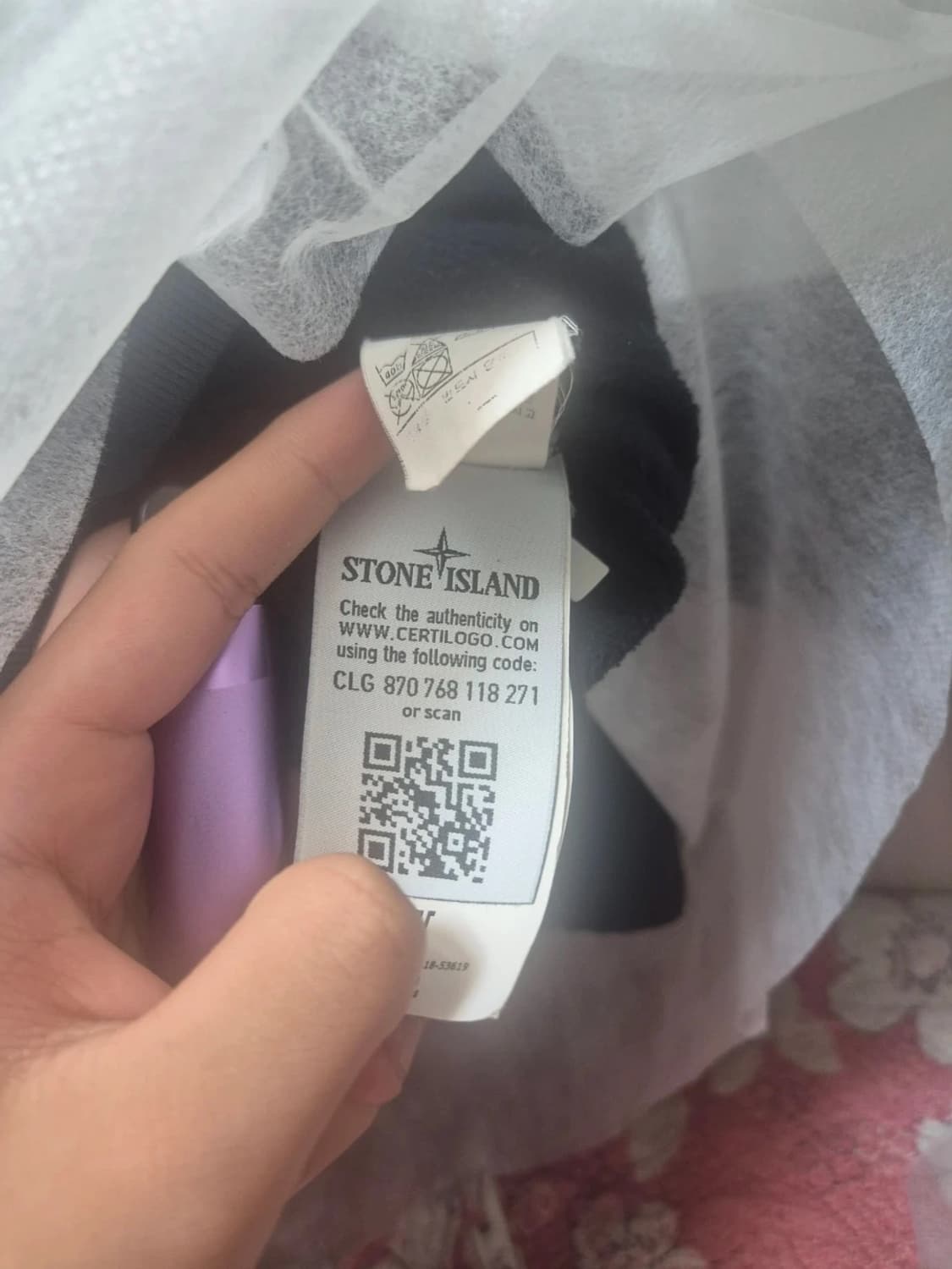 스톤아일랜드 맨투맨 블랙 상품이미지5