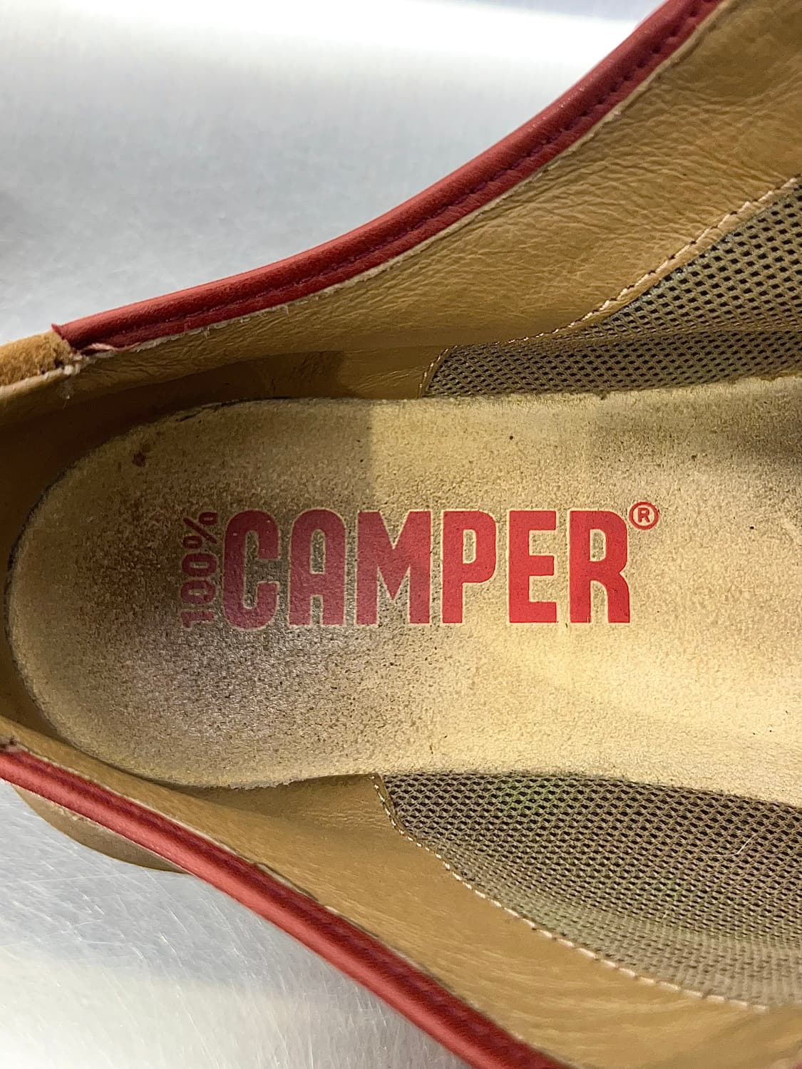 캠퍼 페우 패스 브라운 코듀로이 레더 스니커즈 상품이미지5